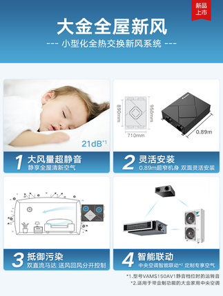 DAIKIN/大金家用中央空調(diào) 空調(diào)+新風/地暖組合套裝 空氣解決方案