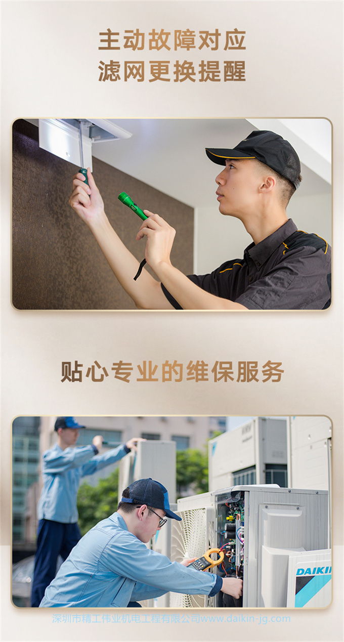 DAIKIN/大金5匹一拖三 VRV-U家用中央空調(diào)采暖地暖變頻雙用多聯(lián)機(jī)(圖14)