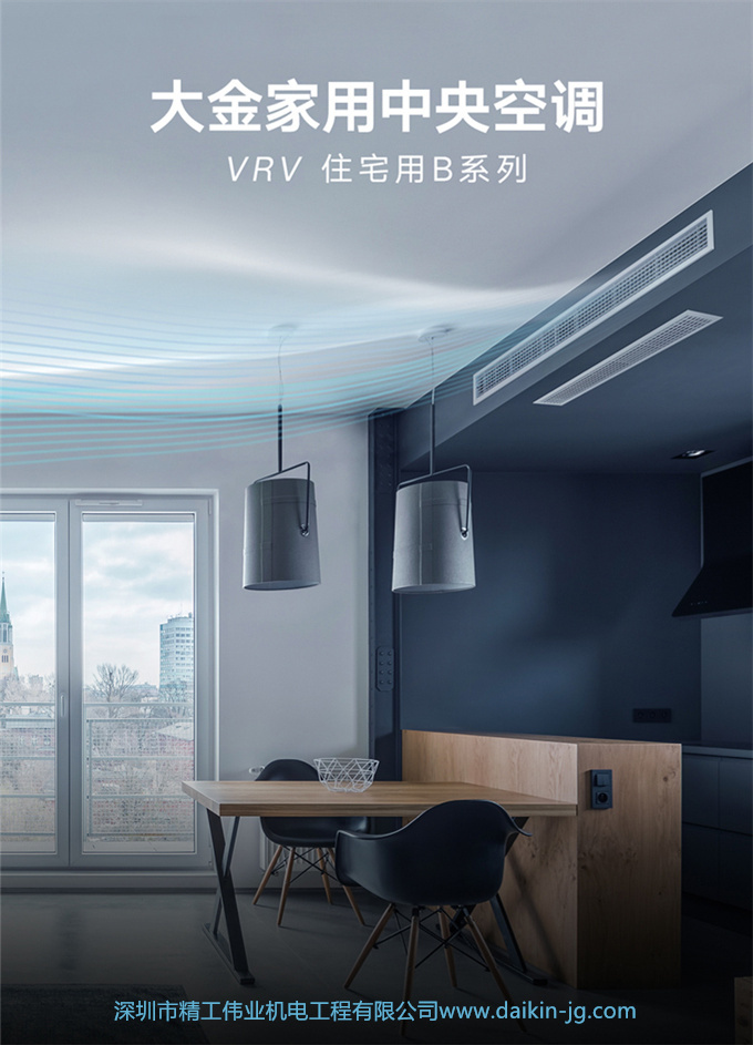 DAIKIN大金中央空調(diào)家用一拖三3匹多聯(lián)機(jī) 中小戶型VRV-B舒適款(圖3)