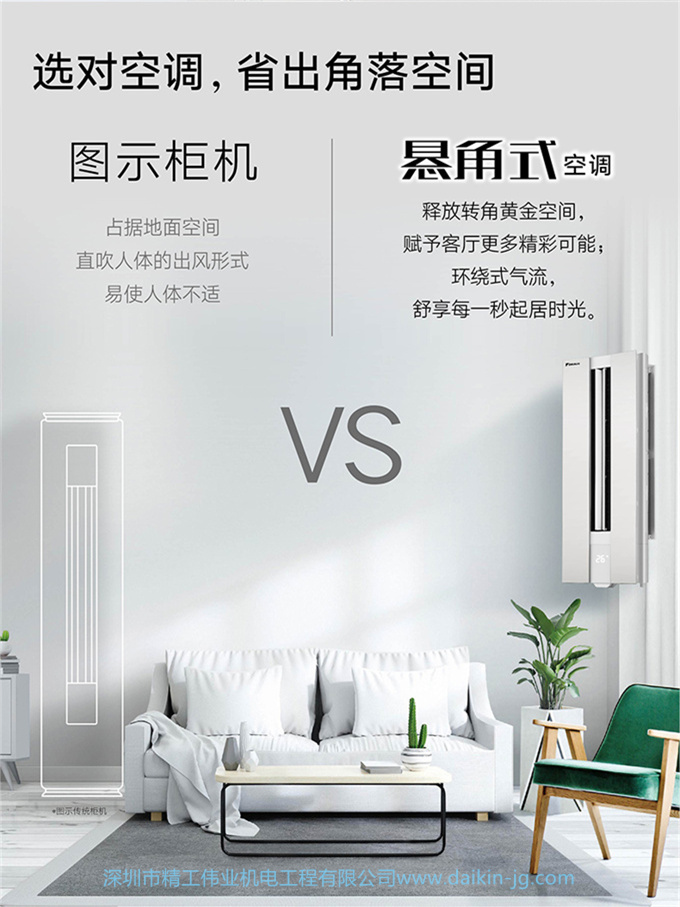 Daikin/大金FTZW136WC-W1+FKXW172WAC-W變頻冷暖家用空調(diào)組合套裝(圖9)