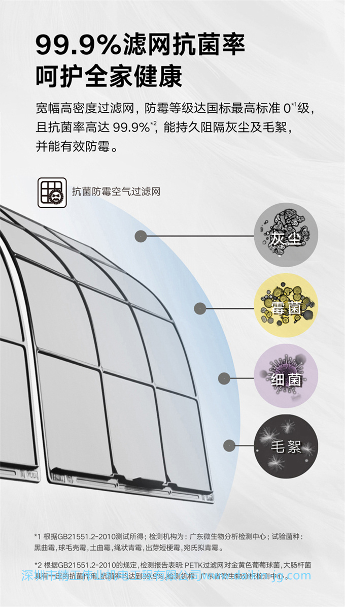 Daikin/大金FKXW150WAC-W變頻1級(jí)冷暖2匹空調(diào)家用柜機(jī)懸角式客廳(圖11)