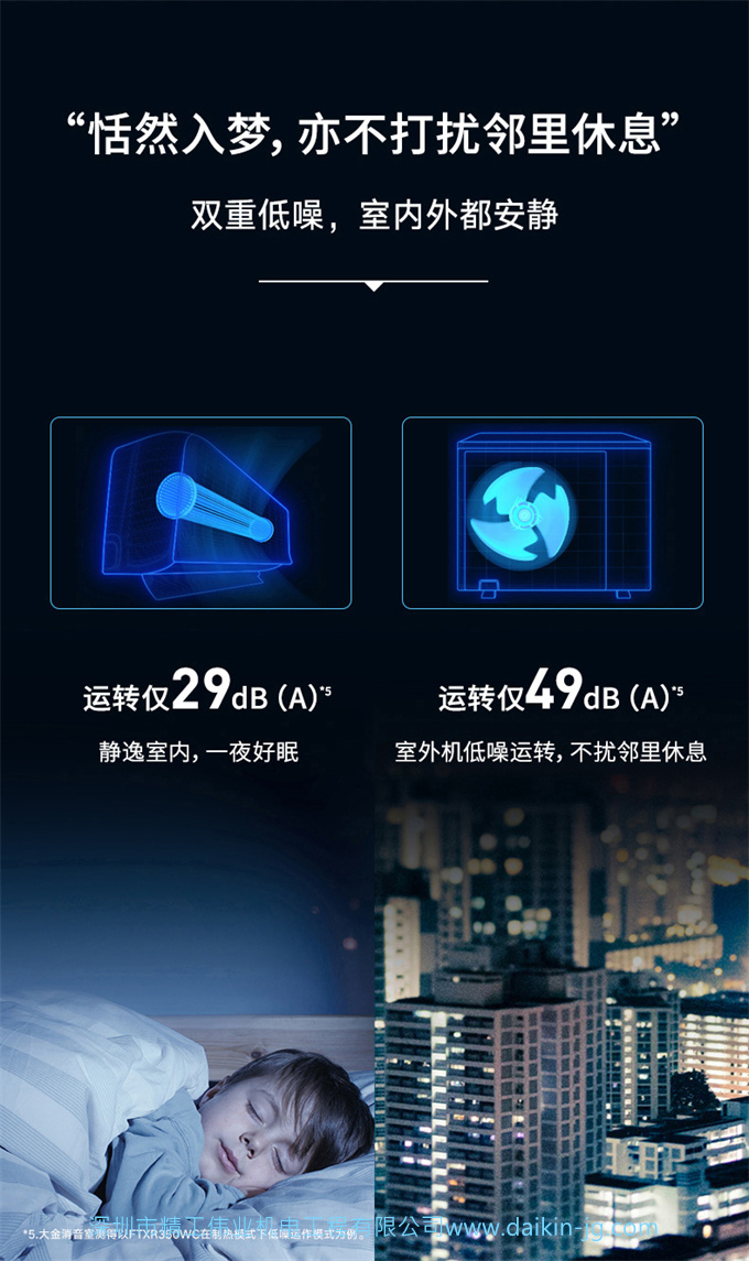Daikin/大金 2匹康達變頻冷暖智能家用空調(diào)掛機FTXR350WC-W1新(圖11)