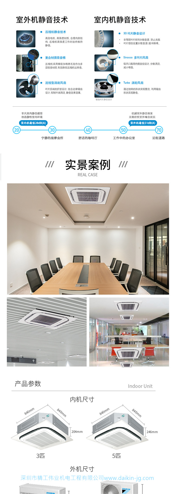 DAIKIN/大金中央空調吸頂空調天花機5匹3匹2匹天井機家用/商用(圖4)