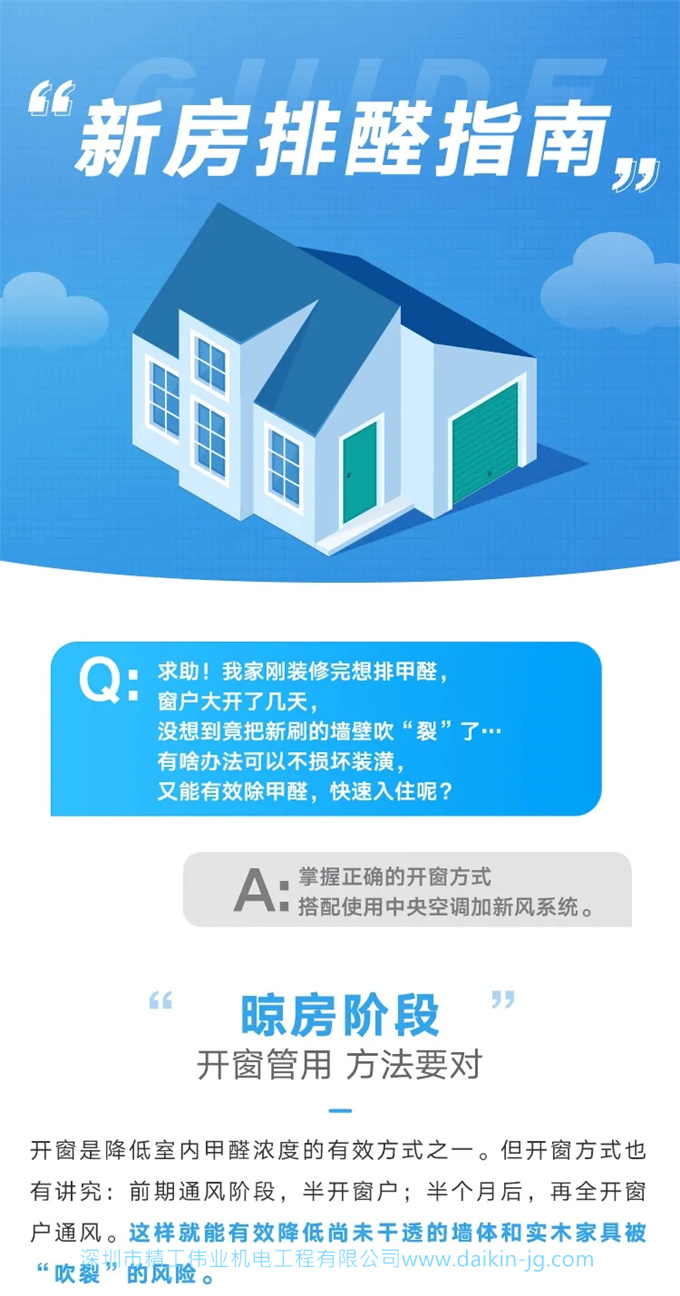 新房著急入住怎么辦？新房如何除甲醛？大金新風系統(tǒng)來幫忙