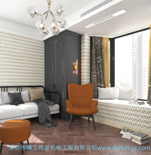 家用中央空調(diào)節(jié)省空間，更有檔次、層次