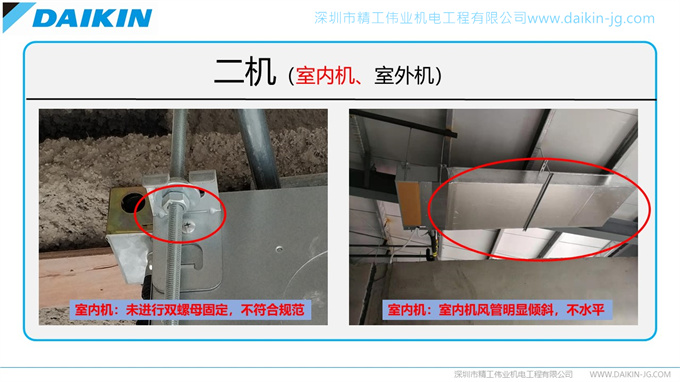 大金空調(diào)安裝規(guī)范之不良安裝實例（轉(zhuǎn)載注明來自精工偉業(yè)）(圖4)