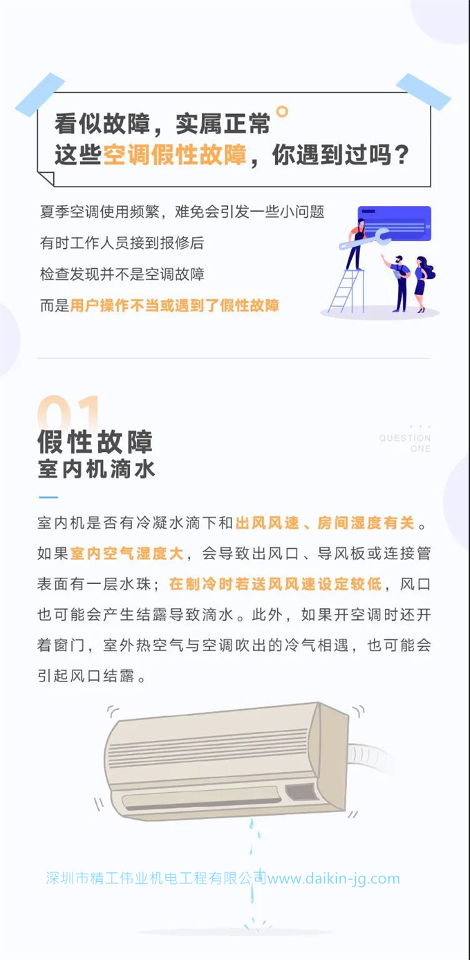大金空調(diào)故障？不要被騙了，精工偉業(yè)為您分享實(shí)情