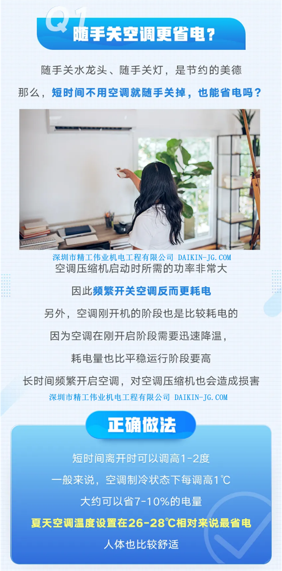 隨手關空調(diào)更省電？