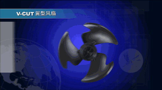大金空調(diào)創(chuàng)新模仿鳥類雙翼，經(jīng)過數(shù)萬次氣流解析優(yōu)化風(fēng)扇葉片形狀，開發(fā)出V-cut翼型風(fēng)扇，成功實(shí)現(xiàn)減少氣流損失，達(dá)到節(jié)能靜音效果！