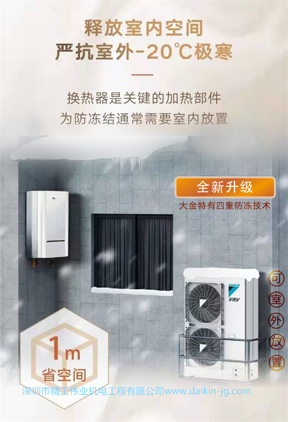 大金中央空調(diào)地暖VRV U系列的功能特點(diǎn)是什么？