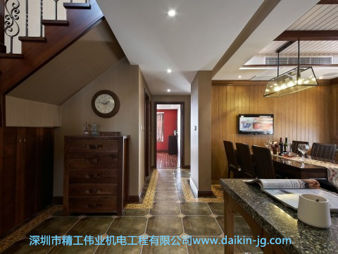 復式公寓大金中央空調(diào)安裝案例(圖8)